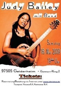 Judy Bailey und Band, Konzert, Rosenheim, Bayern