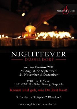 Nightfever, Großveranstaltung, Düsseldorf, Nordrhein-Westfalen