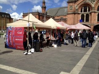 Missionsveranstaltung am Europapunkt Bremen, Gruppenevent, Bremen