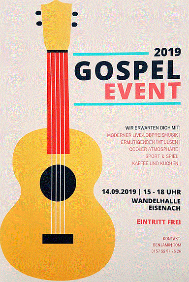 Gospel Event - Kleines oder selbst organisiertes Event - Eisenach