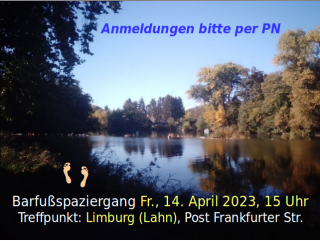 Barfußspaziergang Limburg an der Lahn, Kleines oder selbst organisiertes Event, Limburg (Lahn), Hessen