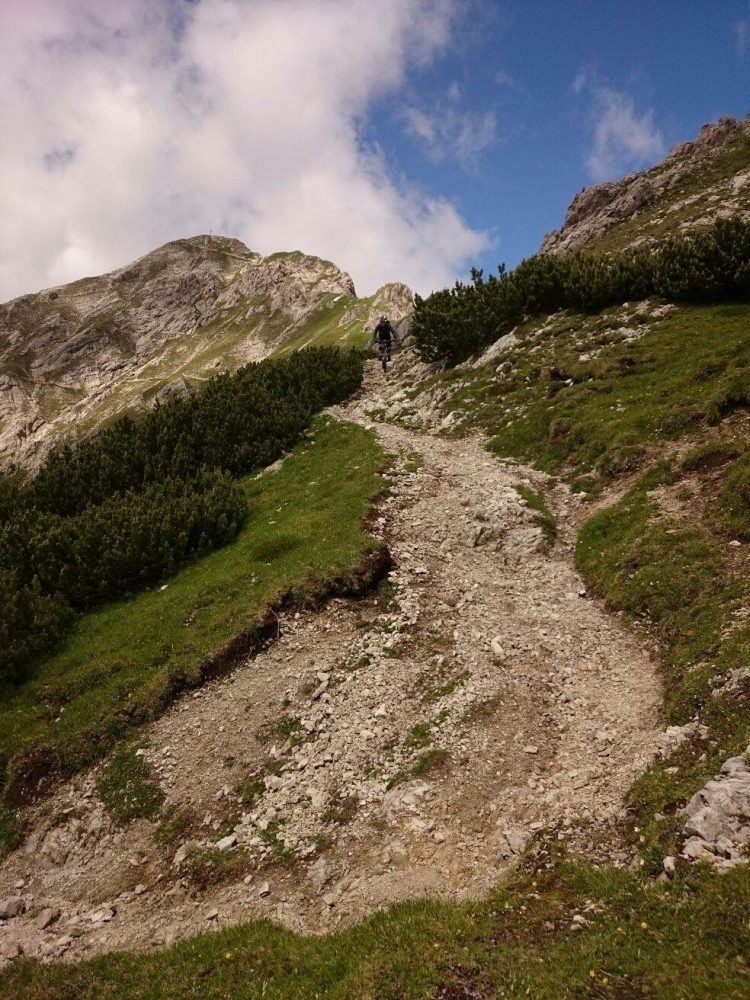 Mountainbiker im Allgäu und benachbarten Tirol: Mountainbiker im Allgäu Füssen und auch dem benachbarten Tirol