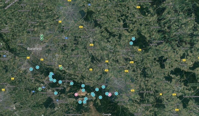 Wandertreff + Kennnenlern-Gruppen für Singles (ca. 24-55 J.)  in Bielefeld und Lippe: Achtung: Wir haben auch eine große Whatsapp-Gruppe. Diese HP-Gruppe dient nur zu Werbezwecken.